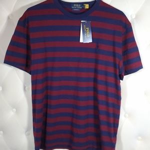 New With Tags Polo Ralph Lauren Men's Stripes Short sleeve T-shirt.
